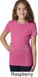Girls Yoga Shirt 7 Chakras Bottom Print Tee T-Shirt
