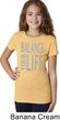 Girls Yoga Shirt Balance Your Life Tee T-Shirt