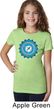 Girls Yoga Shirt Blue Vishuddha Tee T-Shirt