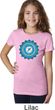 Girls Yoga Shirt Blue Vishuddha Tee T-Shirt