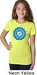 Girls Yoga Shirt Blue Vishuddha Tee T-Shirt