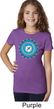 Girls Yoga Shirt Blue Vishuddha Tee T-Shirt
