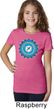 Girls Yoga Shirt Blue Vishuddha Tee T-Shirt