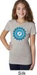 Girls Yoga Shirt Blue Vishuddha Tee T-Shirt
