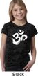Girls Yoga Shirt Brushstroke Aum Burnout Tee T-Shirt