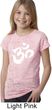 Girls Yoga Shirt Brushstroke Aum Burnout Tee T-Shirt