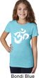 Girls Yoga Shirt Brushstroke Aum Tee T-Shirt