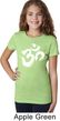 Girls Yoga Shirt Brushstroke Aum Tee T-Shirt