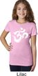 Girls Yoga Shirt Brushstroke Aum Tee T-Shirt