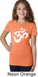 Girls Yoga Shirt Brushstroke Aum Tee T-Shirt