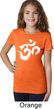 Girls Yoga Shirt Brushstroke Aum Tee T-Shirt