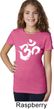 Girls Yoga Shirt Brushstroke Aum Tee T-Shirt