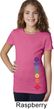 Girls Yoga Shirt Floral Chakras Bottom Print Tee T-Shirt