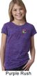 Girls Yoga Shirt Hippie Sun Patch Pocket Print Burnout Tee T-Shirt