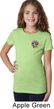 Girls Yoga Shirt Hippie Sun Patch Pocket Print Tee T-Shirt
