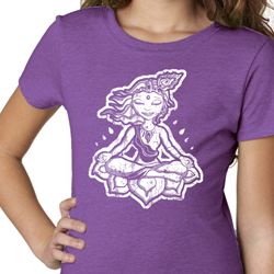Girls Yoga Shirt Krishna Tee T-Shirt