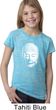 Girls Yoga Shirt Little Buddha Head Burnout Tee T-Shirt