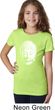 Girls Yoga Shirt Little Buddha Head Tee T-Shirt