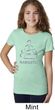 Girls Yoga Shirt Namaste Lotus Pose Tee T-Shirt