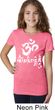 Girls Yoga Shirt OM Mani Padme Hum Tee T-Shirt
