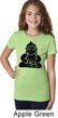 Girls Yoga Shirt Shadow Buddha Tee T-Shirt