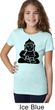 Girls Yoga Shirt Shadow Buddha Tee T-Shirt