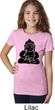 Girls Yoga Shirt Shadow Buddha Tee T-Shirt