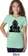 Girls Yoga Shirt Shadow Buddha Tee T-Shirt