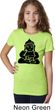 Girls Yoga Shirt Shadow Buddha Tee T-Shirt