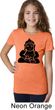 Girls Yoga Shirt Shadow Buddha Tee T-Shirt
