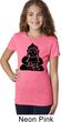 Girls Yoga Shirt Shadow Buddha Tee T-Shirt