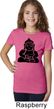 Girls Yoga Shirt Shadow Buddha Tee T-Shirt