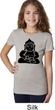 Girls Yoga Shirt Shadow Buddha Tee T-Shirt