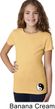 Girls Yoga Shirt Yin Yang Patch Bottom Print Tee T-Shirt