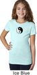 Girls Yoga Shirt Yin Yang Patch Small Print Tee T-Shirt