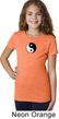 Girls Yoga Shirt Yin Yang Patch Small Print Tee T-Shirt