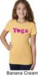 Girls Yoga Shirt Yoga Heart Neon Tee T-Shirt