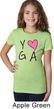 Girls Yoga Shirt Yoga Love Tee T-Shirt