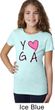 Girls Yoga Shirt Yoga Love Tee T-Shirt