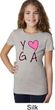 Girls Yoga Shirt Yoga Love Tee T-Shirt