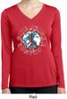 Give Peace A Chance Ladies Dry Wicking Long Sleeve Shirt