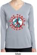 Give Peace A Chance Ladies Dry Wicking Long Sleeve Shirt