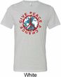 Give Peace A Chance Mens Tri Blend Crewneck Shirt
