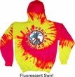 Give Peace A Chance Tie Dye Hoodie