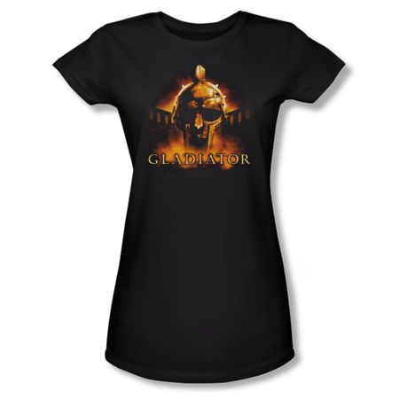 Gladiator Shirt Juniors My Name Is Black Tee T-Shirt