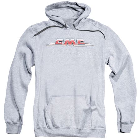 GMC Hoodie Chrome Logo Athletic Heather Sweatshirt Hoody
