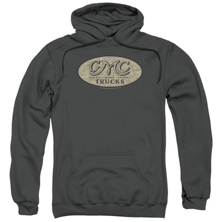 GMC Hoodie Vintage Oval Logo Charcoal Sweatshirt Hoody