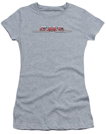 GMC Juniors Shirt Chrome Logo Athletic Heather T-Shirt