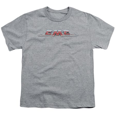 GMC Kids Shirt Chrome Logo Athletic Heather T-Shirt