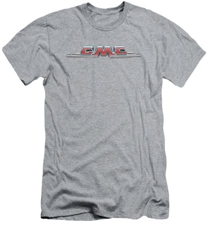 GMC Slim Fit Shirt Chrome Logo Athletic Heather T-Shirt